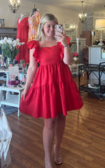 Made of Dreams Dress in Red