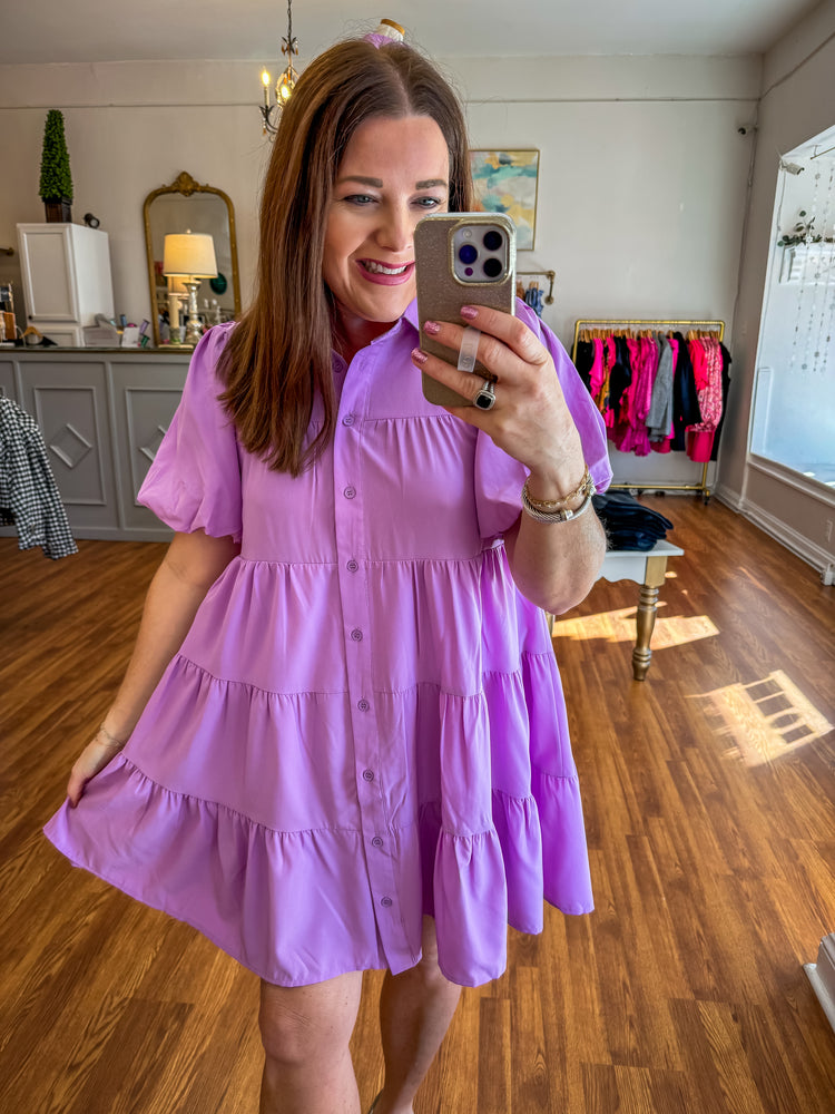 All About It Dress in Lilac