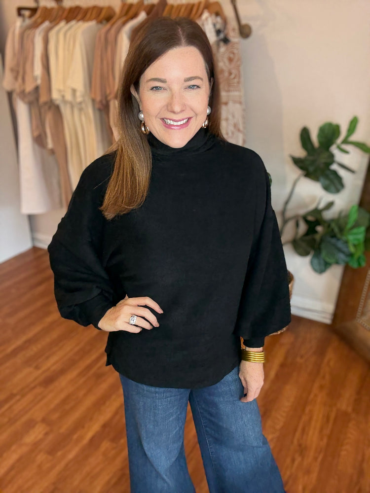 Cloud Nine Top in Black
