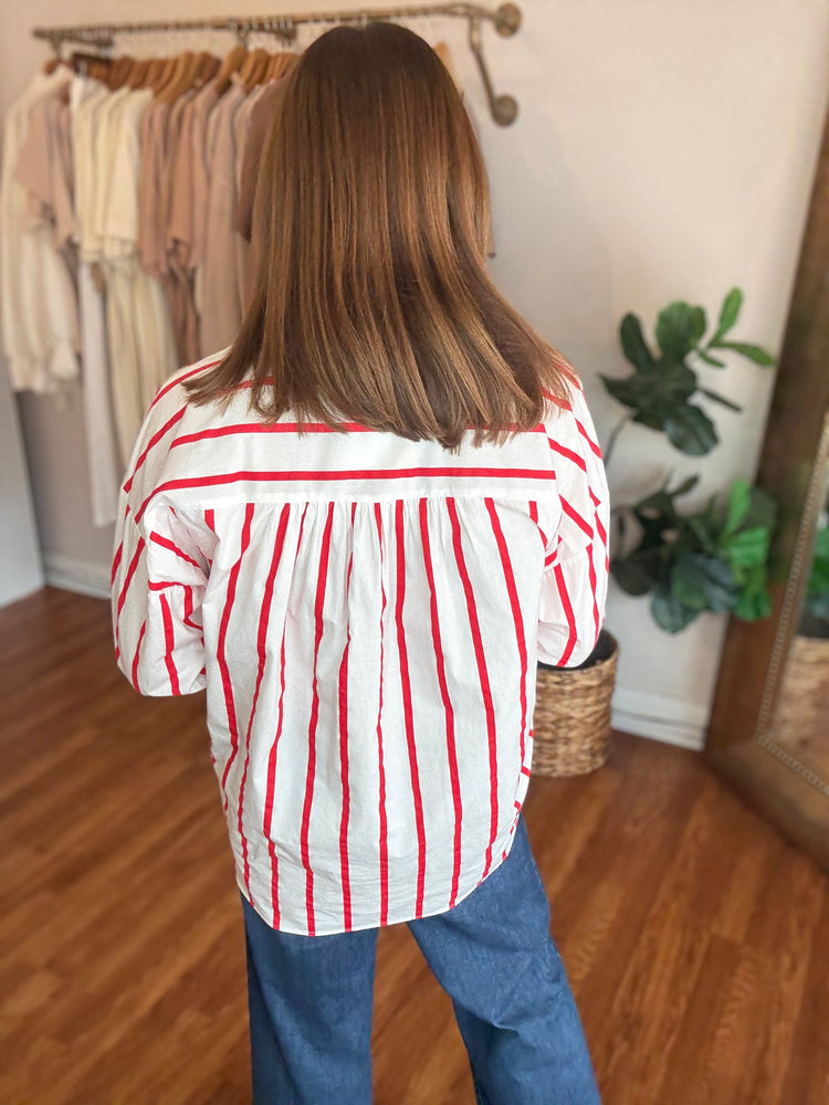 No Doubt About It Top in Red