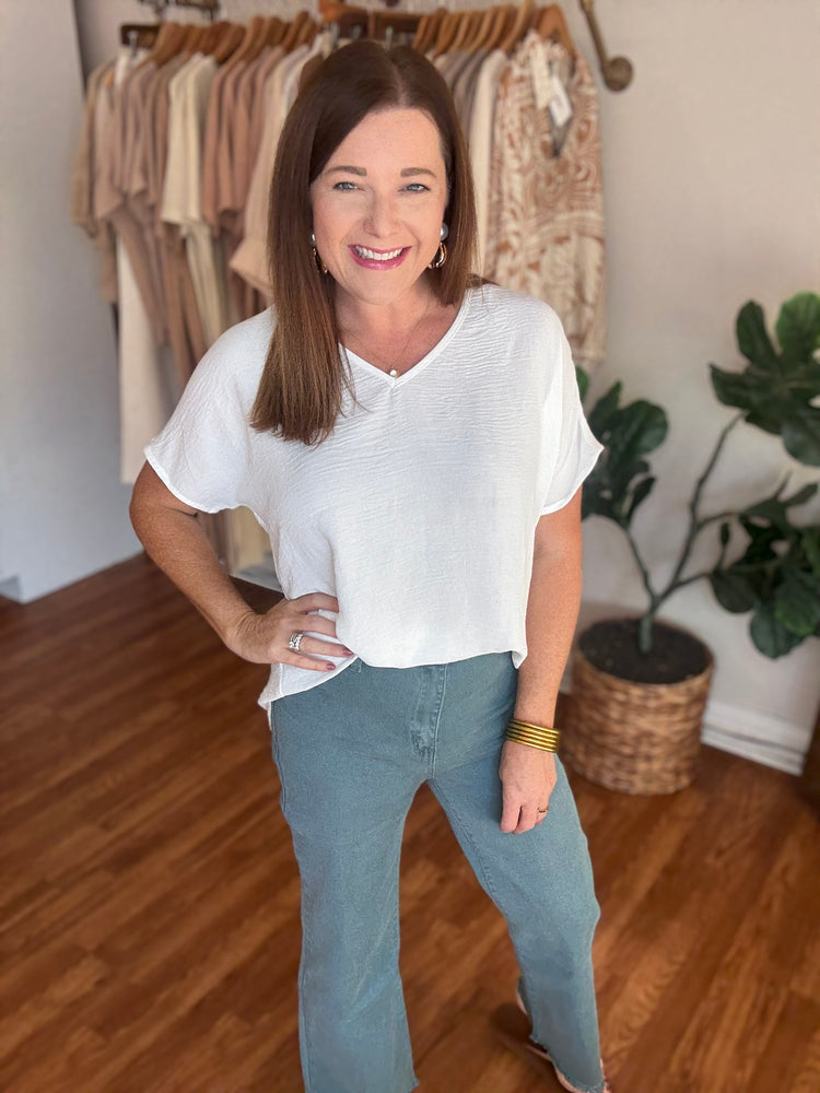 Going Strong Jeans in Teal