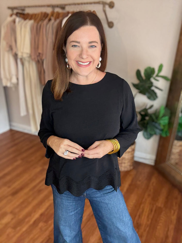 Until Forever Top in Black