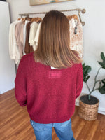 Remember It Sweater in Cabernet