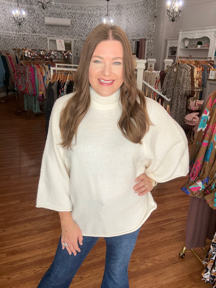 Finally Here Sweater in Ivory