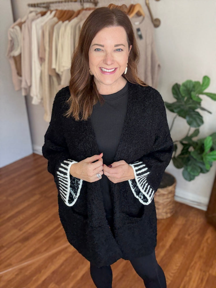 Cozy All Day Cardigan in Black