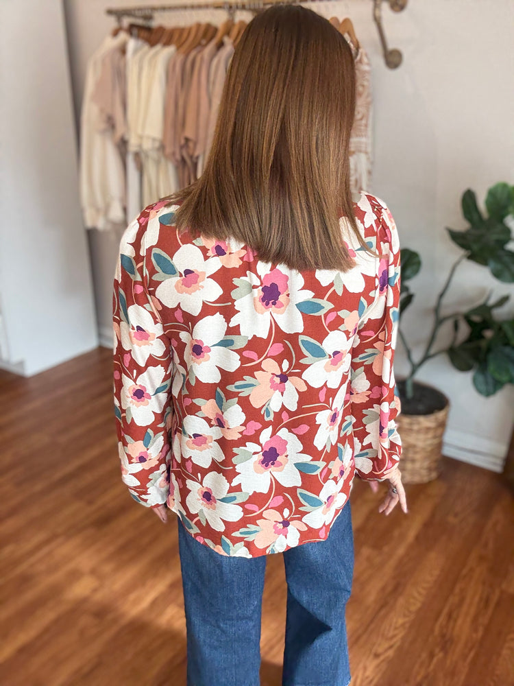 Sweet Little Things Top in Rust