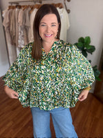 Day Dream Delight Top in Green