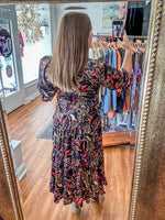 First to Call Midi Dress in Black