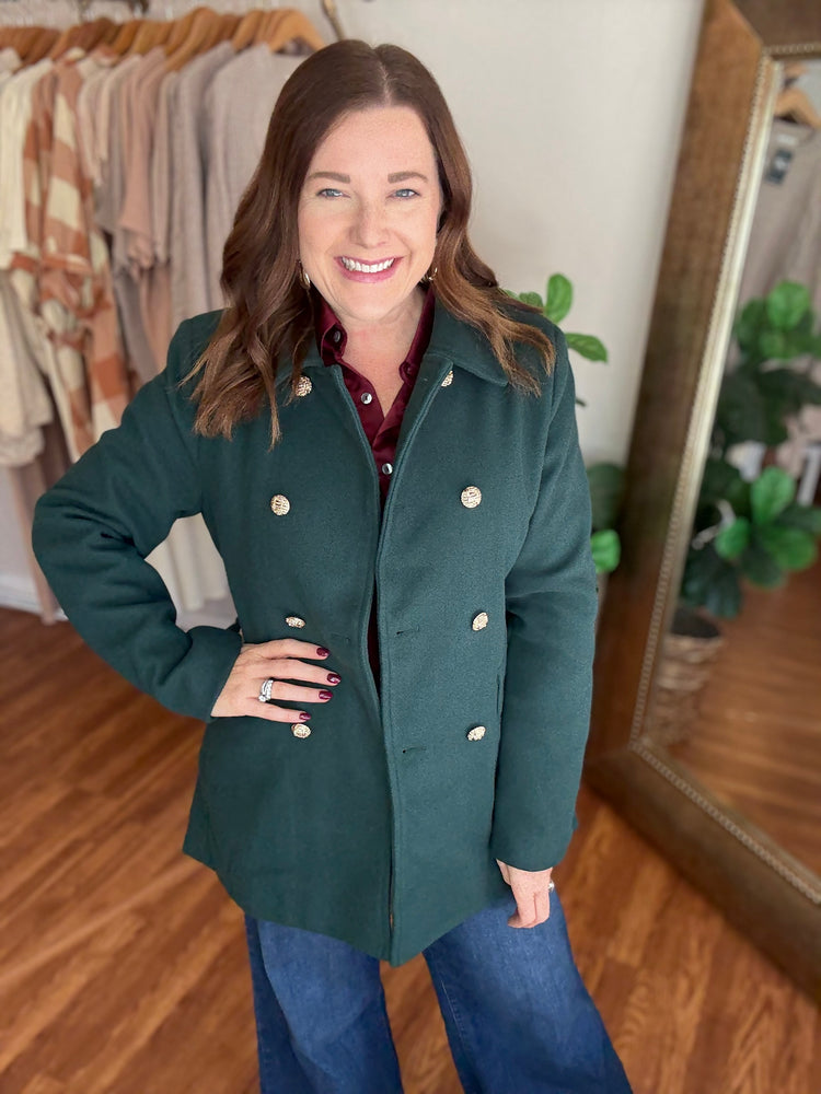 Around Town Coat in Green