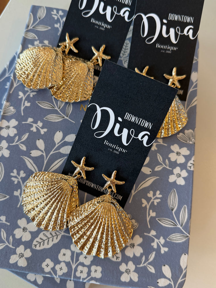 Shell & Starfish Earrings