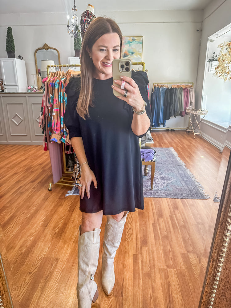 Make it Known Dress in Black