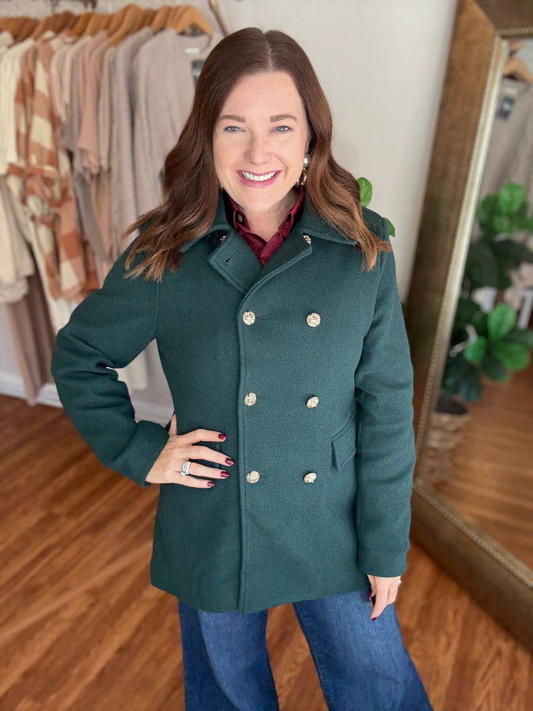 Around Town Coat in Green