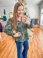 Find it Here Top in Green