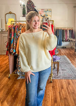 There for You Sweater in Ivory