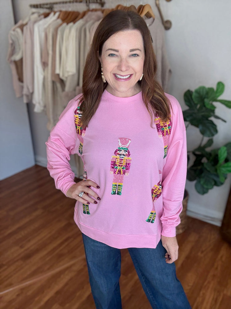 Sequin Nutcracker Top
