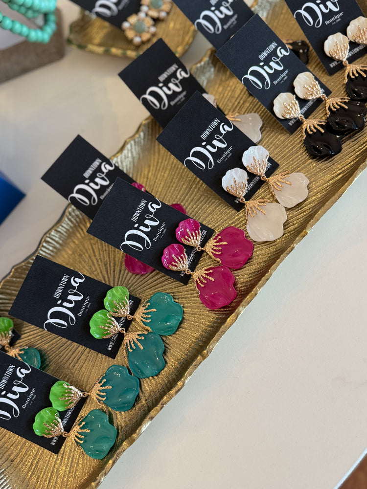 Flower Petal Earrings