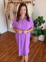 Thinking About You Lately Dress in Orchid