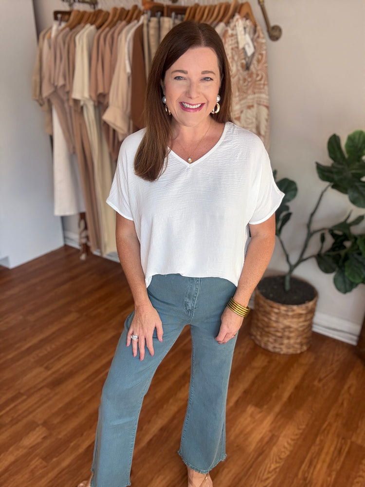 Going Strong Jeans in Teal