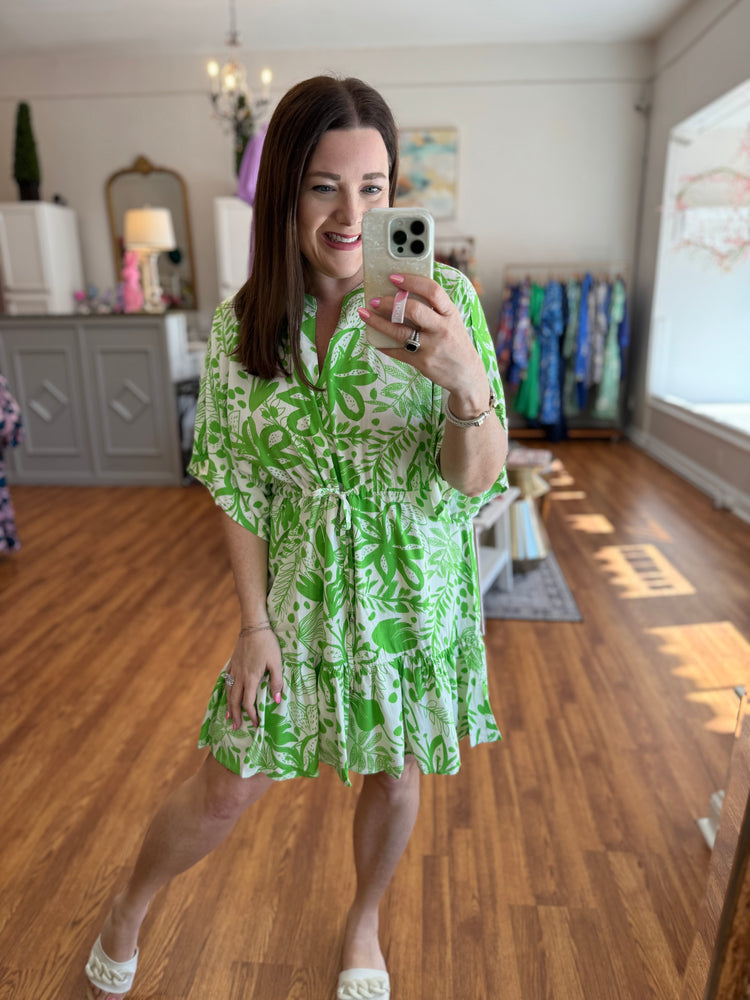 Thinking About It Dress in Green