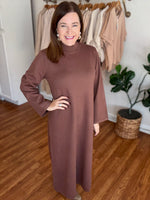 Better Than You Know Dress in Coffee