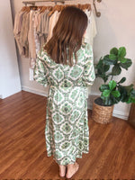 Where the Day Goes Dress in Green
