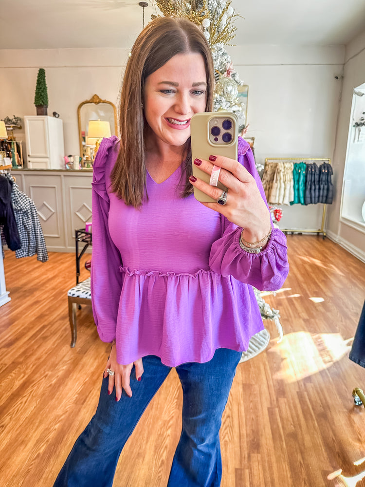 Tons of Options Top in Orchid
