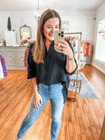 Think of Me Top in Black