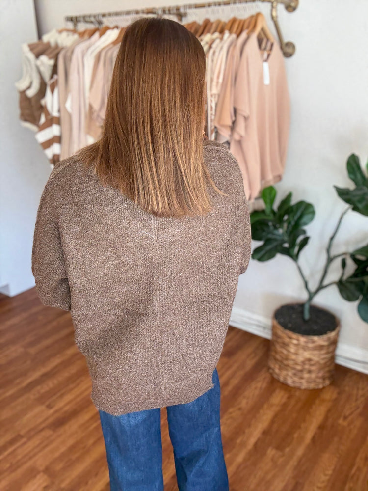 Before You Know It Sweater in Brown