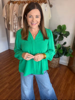 Feel Your Best Top in Green