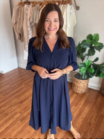 One to Remember Dress in Navy