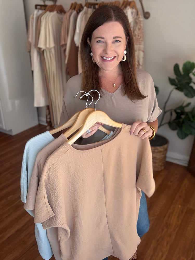 Everyday Basic V-Neck Top (4 colors)