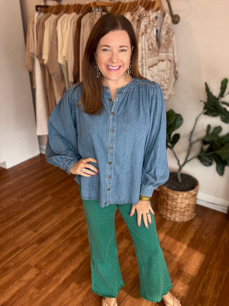 Going Strong Jeans in Green
