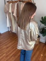 Bet on Me Top in Gold