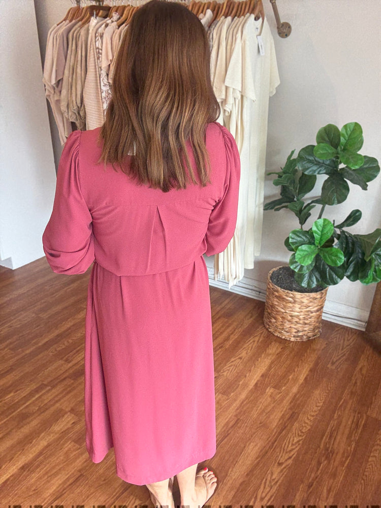 One to Remember Dress in Marsala
