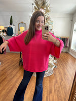 Finally Here Sweater in Pink