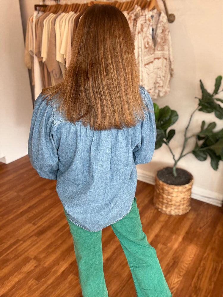Going Strong Jeans in Green