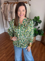 Day Dream Delight Top in Green