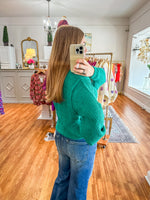 Must Be Mine Sweater in Green