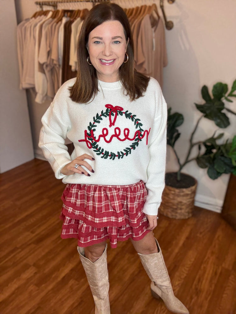 Merry Wreath Sweater