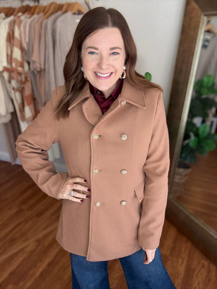 Around Town Coat in Camel