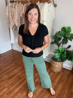 Going Strong Jeans in Olive