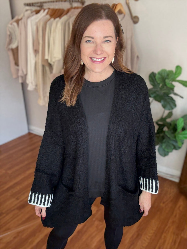 Cozy All Day Cardigan in Black