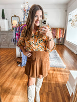 Fall is Calling Top in Mustard