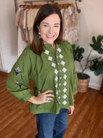 Meant for You Top in Green