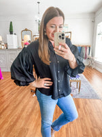 Good Days are Here Top in Black
