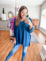 Clearly Yours Sweater in Teal