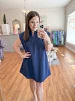 Tell Us More Dress in Navy