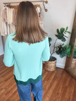 Until Forever Top in Green
