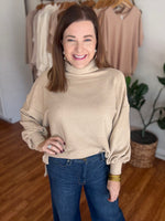Cloud Nine Top in Tan