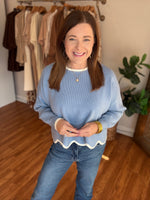 Looking for You Sweater in Blue